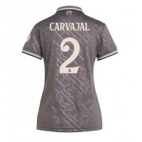 Camiseta Real Madrid Daniel Carvajal #2 Tercera Equipación para mujer 2024-25 manga corta